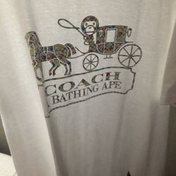 Bape X Coach Collab XL