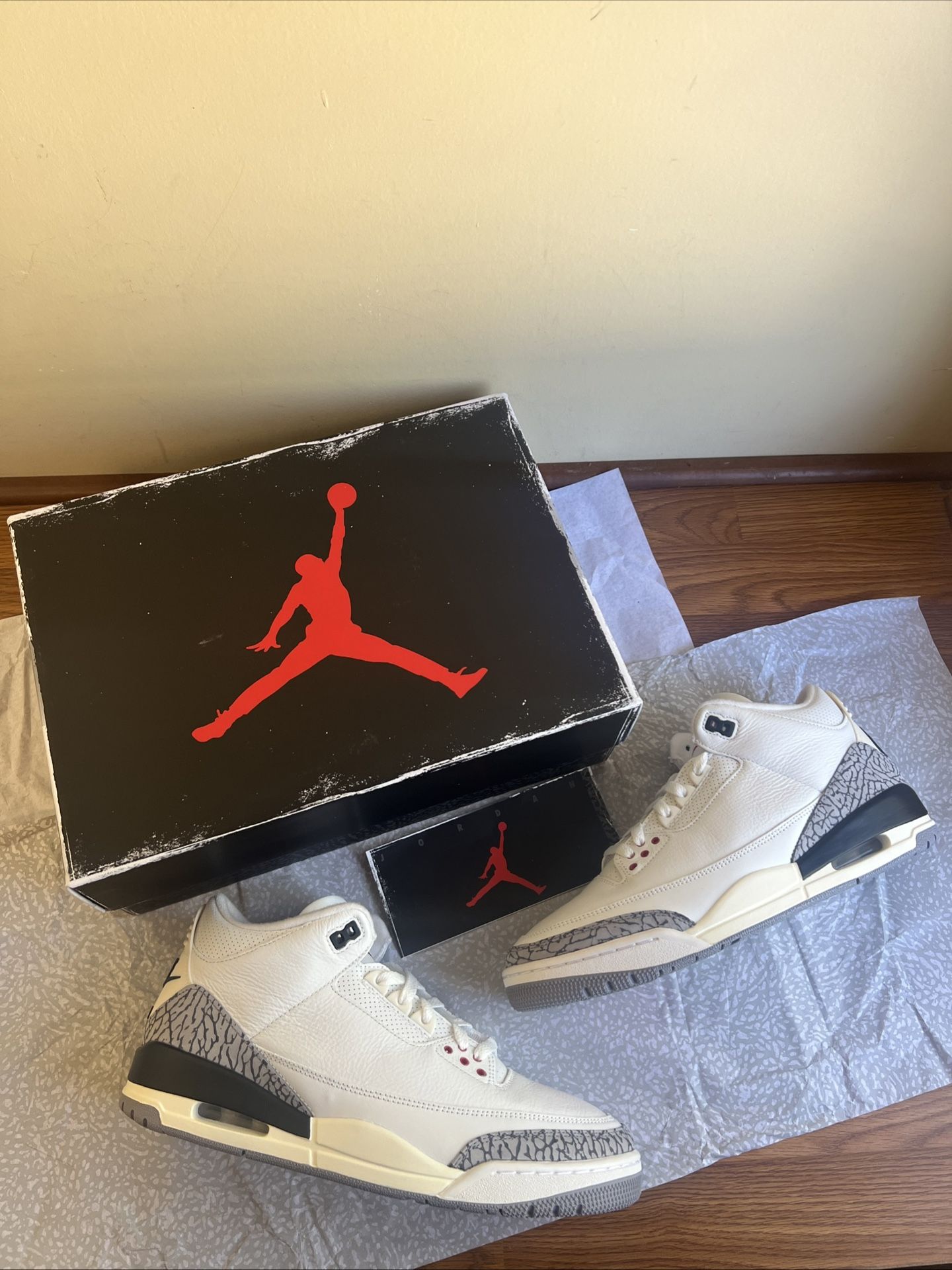 Size 11.5 - Jordan 3 Retro White Cement Reimagined DN(contact info removed) NEW DS