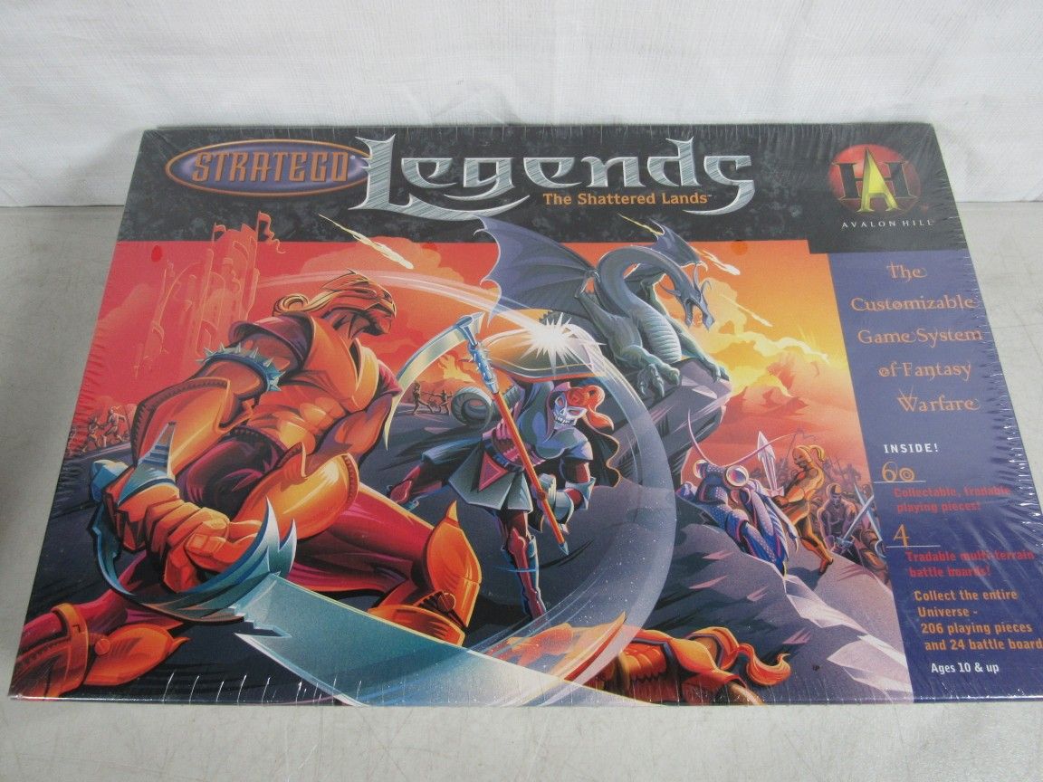 Stratego Legends The Shattered Lands War Board Game Avalon Hill 1999 New & Sealed