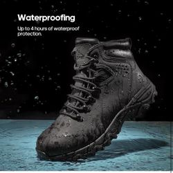 New Men’s Size 8 NORTIV 8 Mens Hiking Winter Snow Insulated Waterproof Outdoor Boots