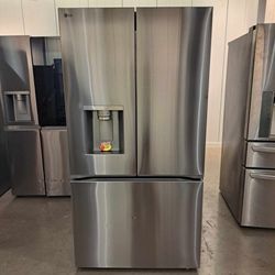 brand new 36in lg smart refrigerator with 1 year warranty