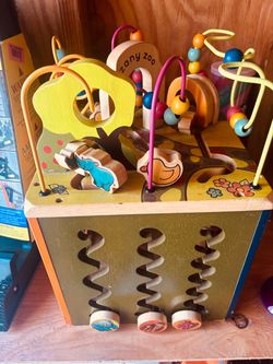 B Toys Zany wooden activity zoo
