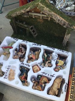 Nativity set