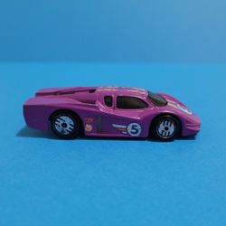 1988 Hot Wheels Speed Fleet #5 purple GT Racer Sports Car Ultra Hots 1:64.