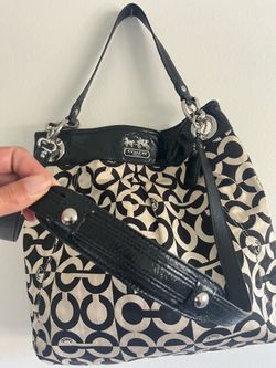 Vintage coach OP art bag