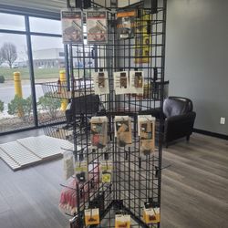 4 X Three Sided Retail Kiosks On Casters