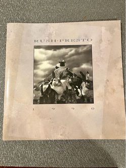 Vintage Rush•Presto 1990 Concert Program Tour Book
