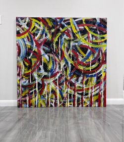 Abstract art (1) Oil on canvas