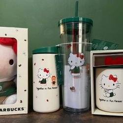 Starbucks New Hello Kitty ❤️ Message Me For Prices 