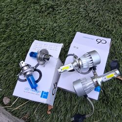 H4 H.i.d LIGHTS HEADLIGHTS LEDS L.E.D.S H4 BRANDNEW C6 H4  $25.00 ALL FOUR HIGHLIGHTS LOWLIGHTS HID BRIGHT FAN LIGHTS