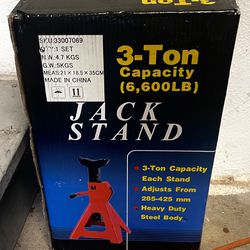 Automotive 3 Ton ( set ) Of Brand New Jack Stands