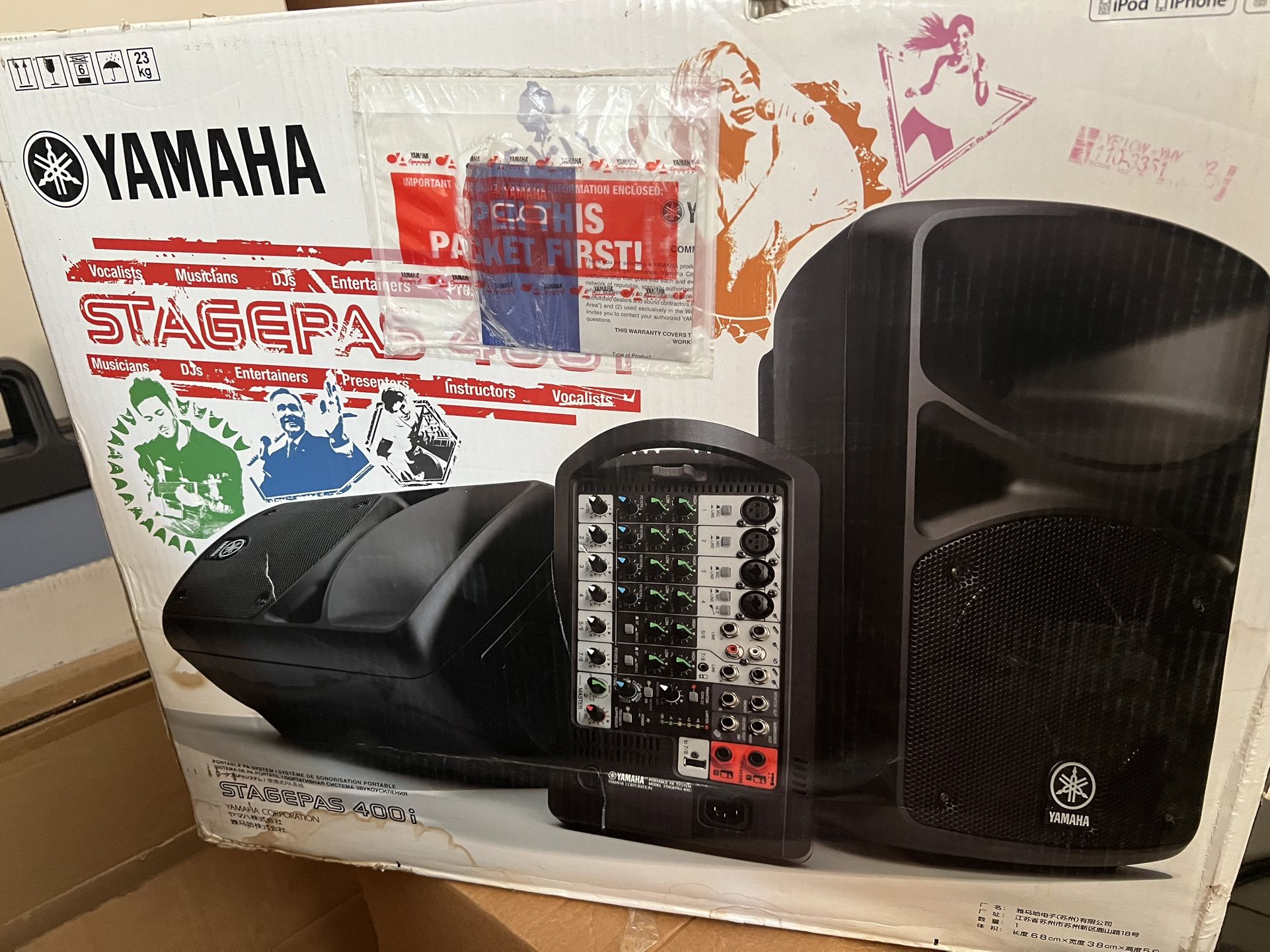 Yamaha Speakers StagePas i400