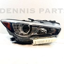 2018-2022 INFINITI Q50 RH PASSENGER SIDE HEADLIGHT OEM