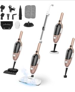 Steam Mop - All-in-one Powerful Handheld Steam Cleaner Detachable Floor Steamer with 11 Accessories
