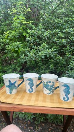 Cracker Barrel Sea Life Mugs
