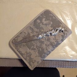 Antique Heavy Brass Letter Opener