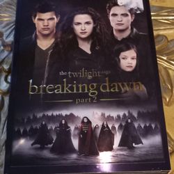 The Twilight Breaking Dawn Part 2 DVD Movie Rated Pg 13