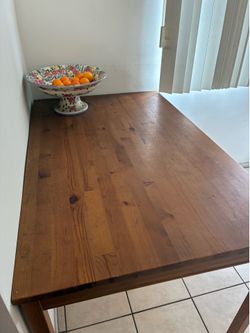 Small dinner table for 4 people