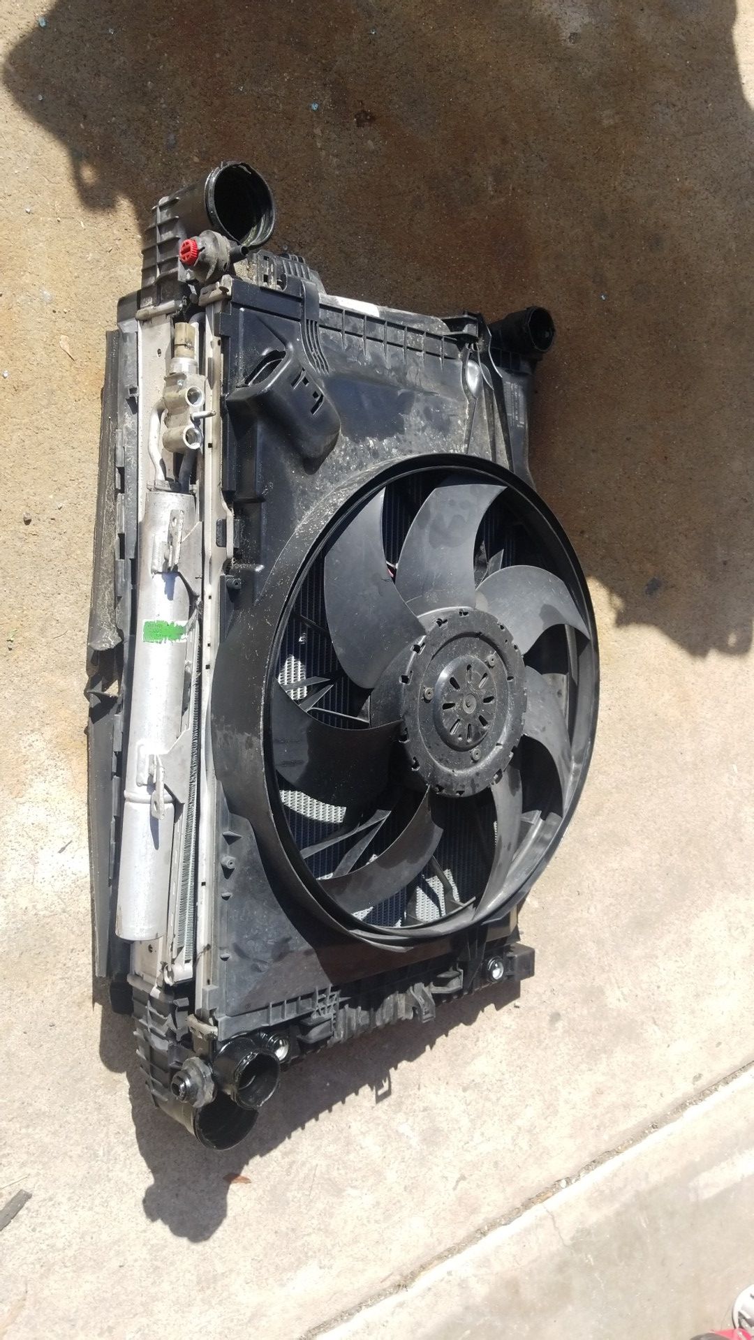 radiator and AC condenser