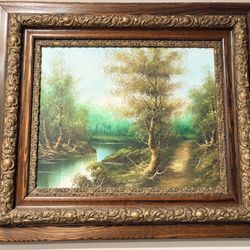 Framed Landscape Painting