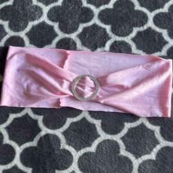 Spandex Chair Sashes Pink