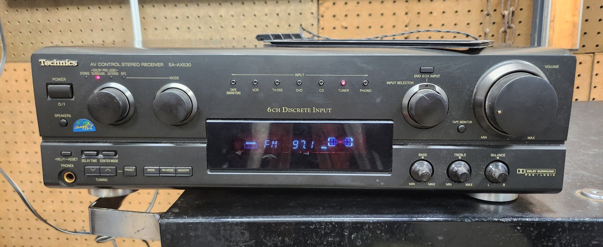 TECHNICS STERO RECEIVER..Model SA-AX530