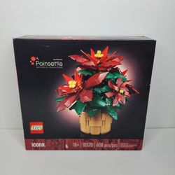 New LEGO 10370 Christmas Poinsetta- 608pcs