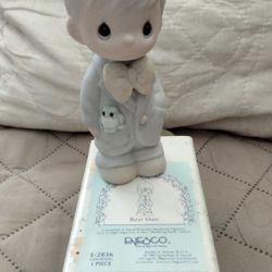 Precious Moments Best Man And Bridesmaid