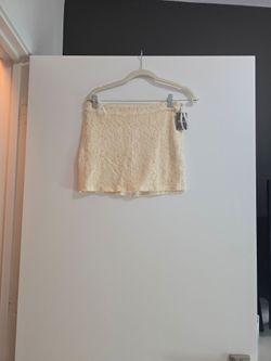 Ela Cream Lace Mini Skirt with Tags size small