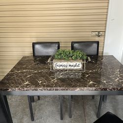 Table And 4 Chairs 