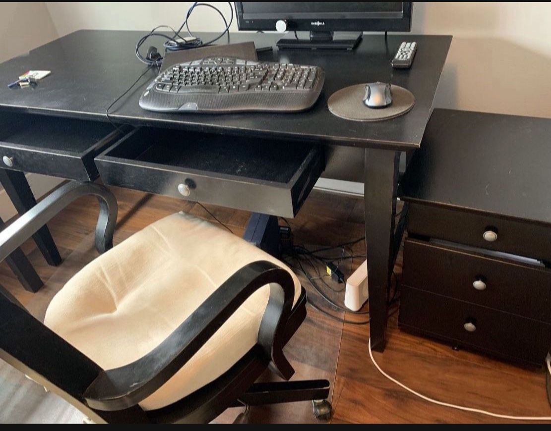 Cost Plus World Market Desk Bookcase Chair File Printer Stand Office