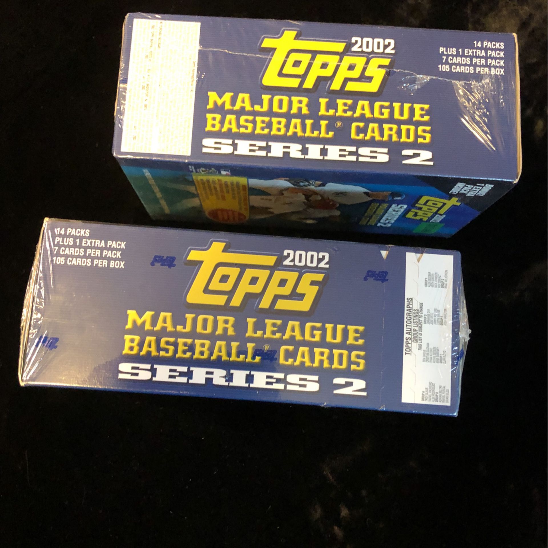 2002 Topps Baseball Blaster Boxes (2) New