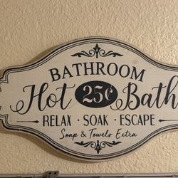 Bathroom Sign 