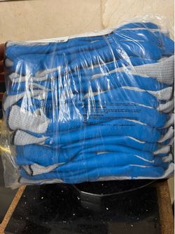Pack of 12 leather palm gloves , XL