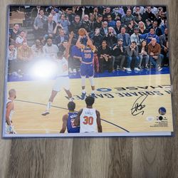 Stephen Curry Signed Photo
