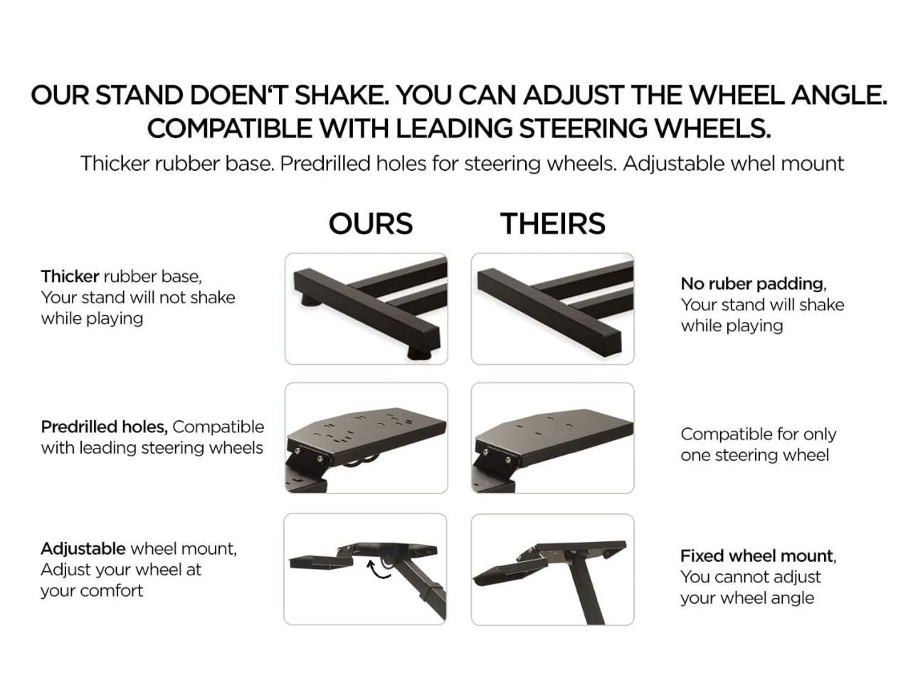 FlyBold Racing Steering Wheel Stand Only for Sale in San Antonio, TX