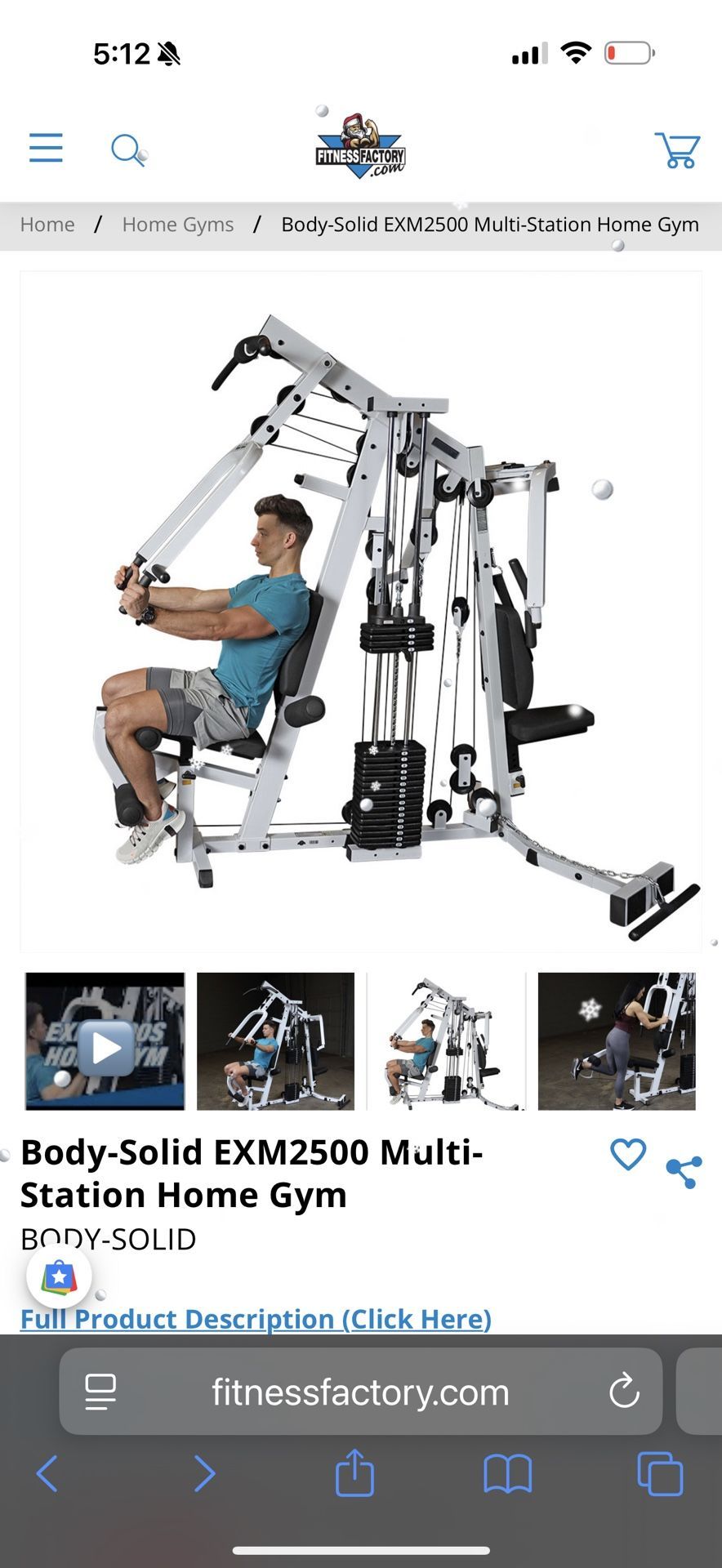 Body Solid Complete Work Out Equipment