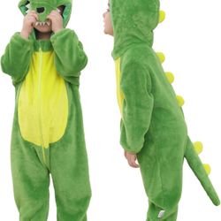 2 Green Dinosaur Comfort Costumes Available