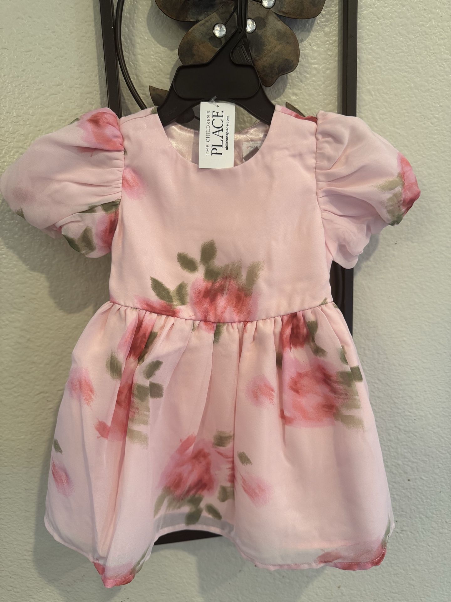 Baby Girl Dress with Diaper Cover Size 9-12 and Size 12-18 Months