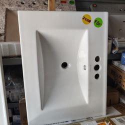 Bathroom Vanity Top 24 W X 18 D - For 4" Faucet