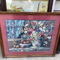 -Flower Vase Picture Frame-