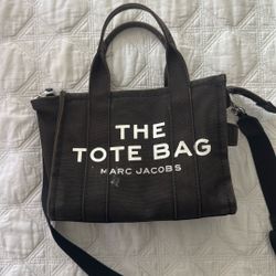 Marc Jacobs “The Tote Bag” – Black Canvas – Crossbody