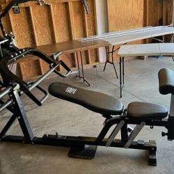 Marcy PM4400 Leverage Home Gym with Weight Bench Exercise Guide 