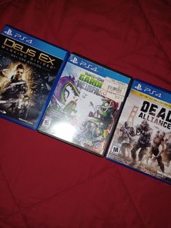 3 Ps4 Games All Work