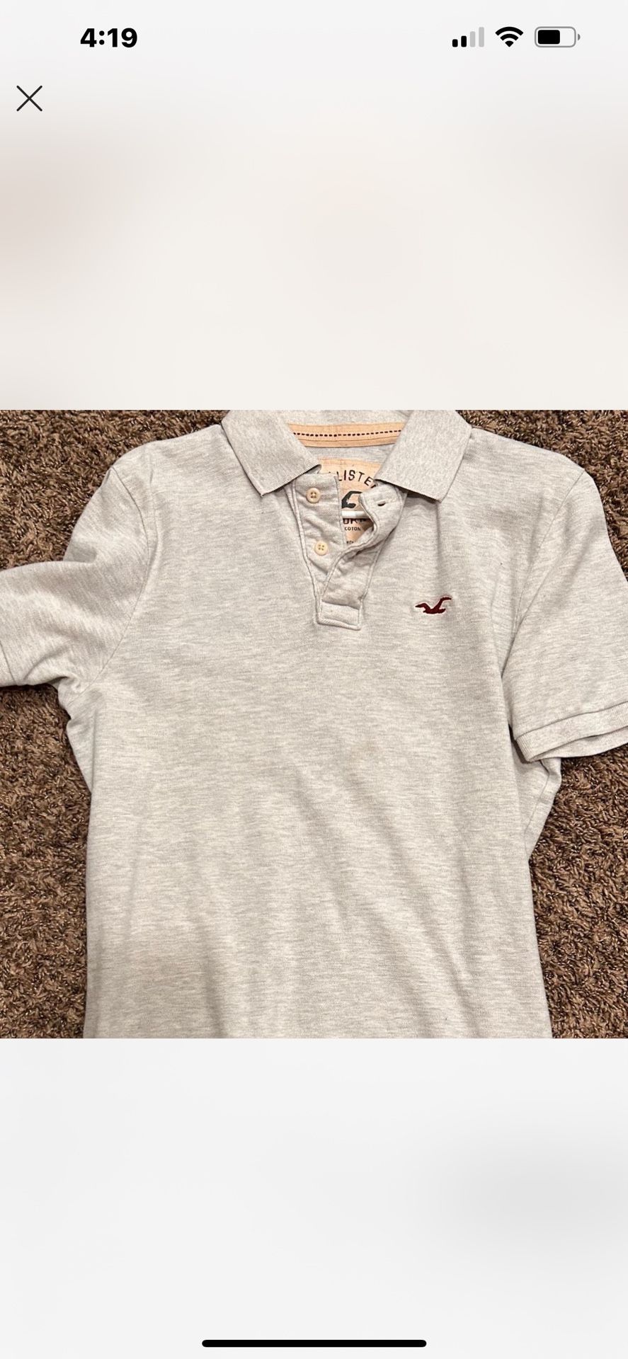 Men’s Vintage Hollister Polo Shirt