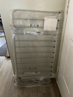 Ikea Laundry room wall rack