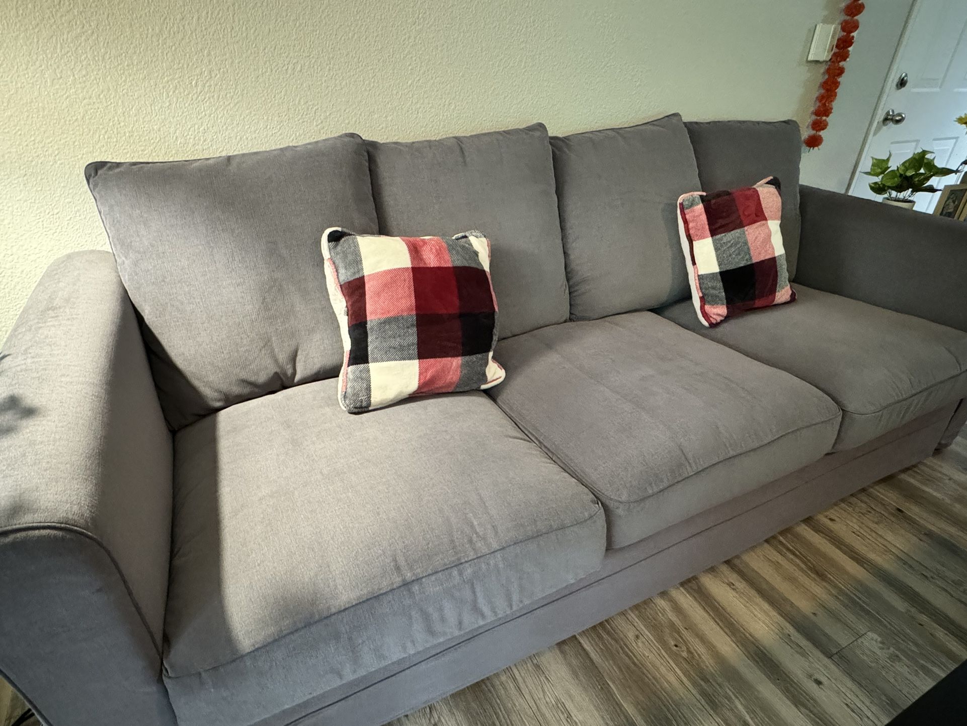 IKEA Sofa With Accent Pillows