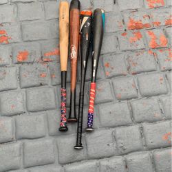 Youth Baseball bats can be sold separately or together 