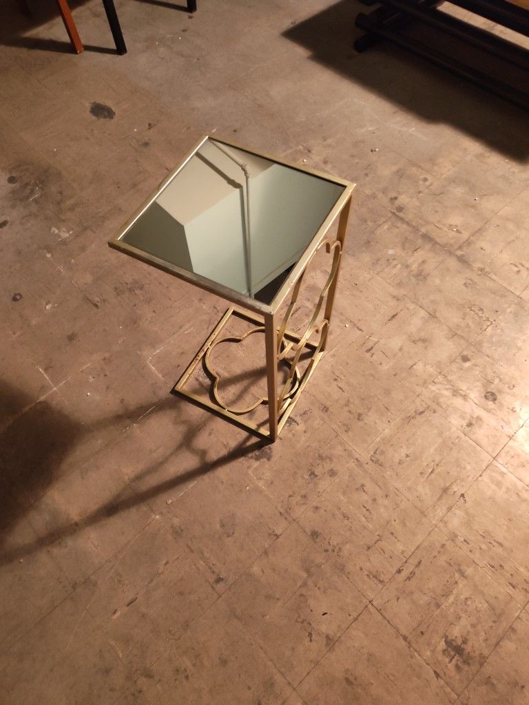 Mirrored Side Table
