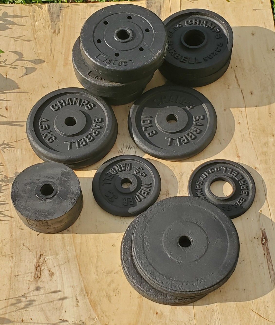 Assorted Weights Weight Plates 10lbs and more! Olympic weights and